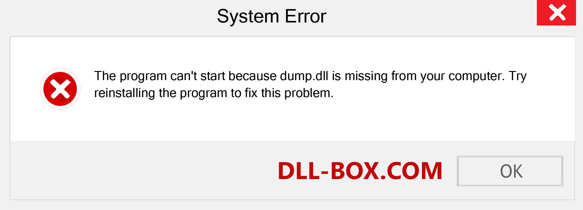  dump.dll file is missing?. Download for Windows 7, 8, 10 - Fix  dump dll Missing Error on Windows, photos, images